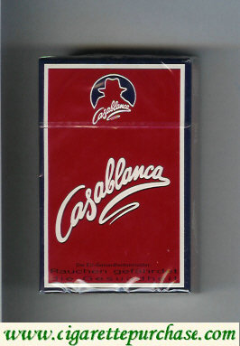 Casablanca cigarettes red